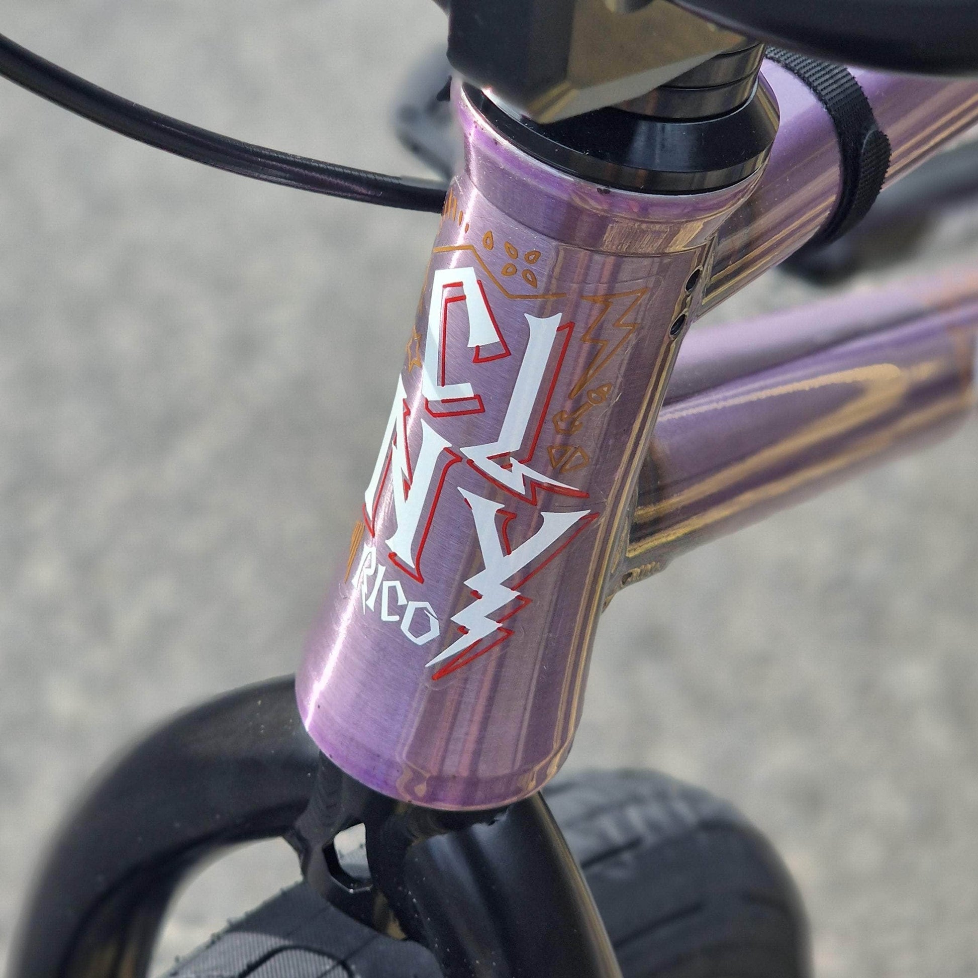 Colony BMX Bikes Clear Lavender / 20.6 Colony Rico Pat Fallico Signature Elite FC 20.6" TT Bike Clear Lavender