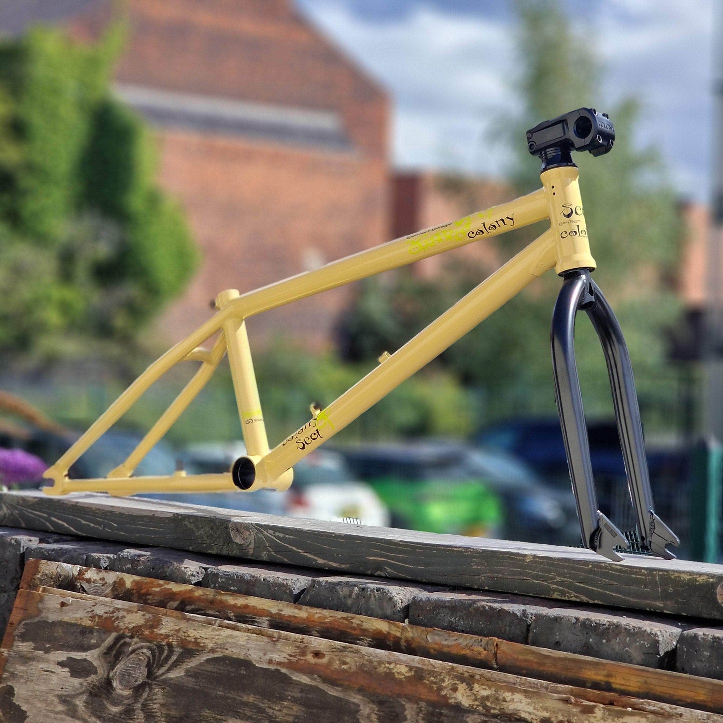 Colony BMX Parts Colony Sect Frame Fork Stem Headset Kit Tan