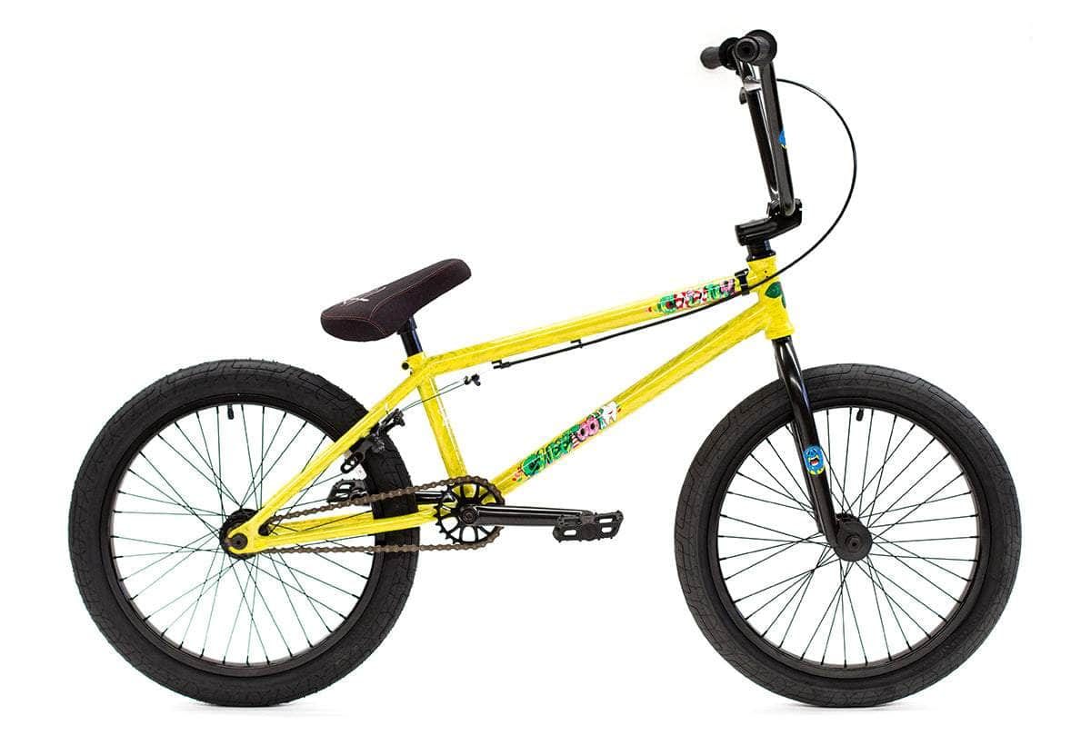 Colony BMX Bikes Yellow Storm / 20.7 Colony Sweet Tooth Pro 20.7" TT Cassette Bike Yellow Storm