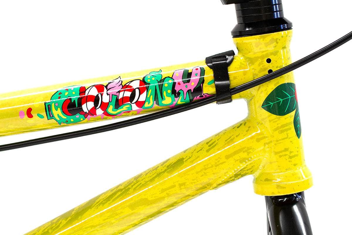 Colony BMX Bikes Yellow Storm / 20.7 Colony Sweet Tooth Pro 20.7" TT Cassette Bike Yellow Storm