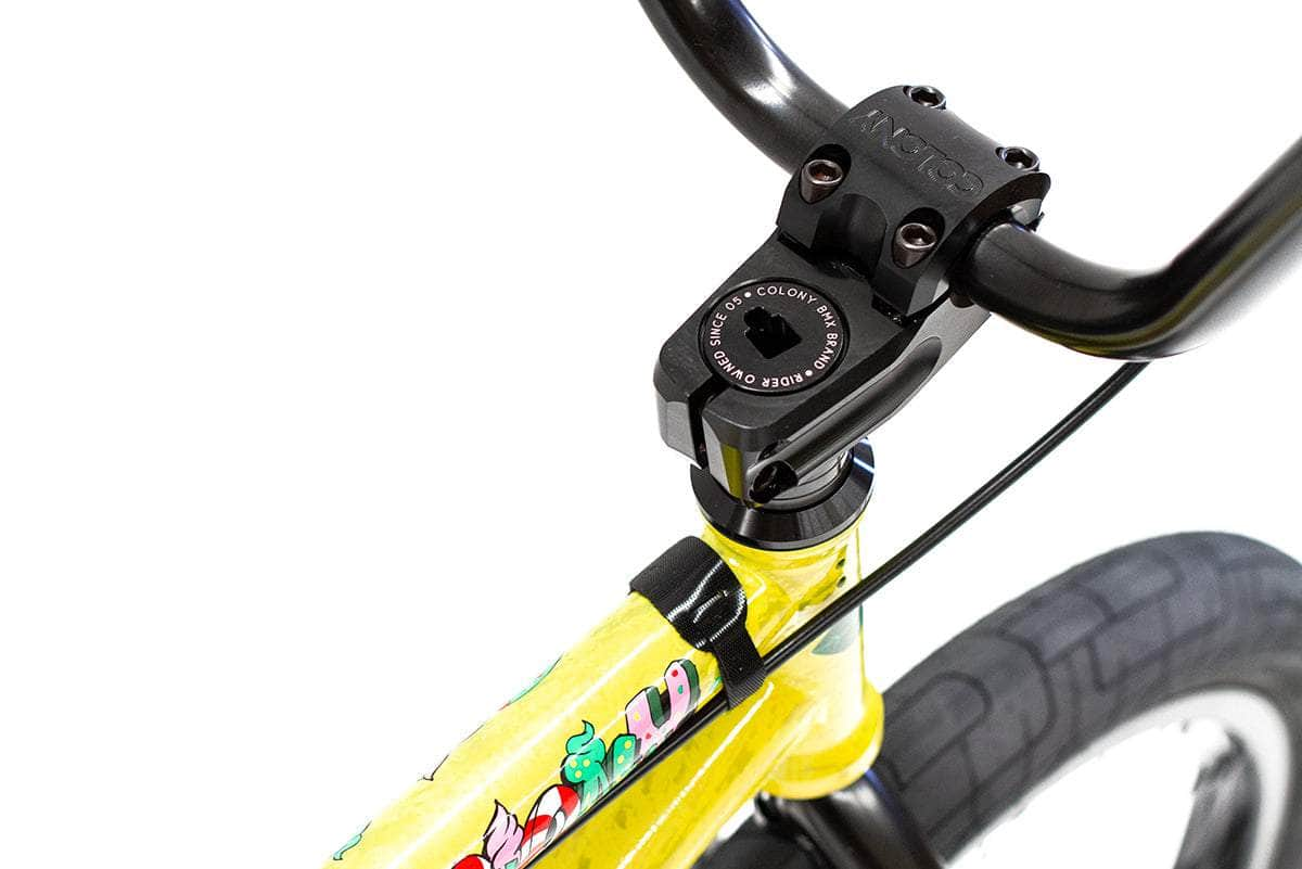 Colony BMX Bikes Yellow Storm / 20.7 Colony Sweet Tooth Pro 20.7" TT Cassette Bike Yellow Storm