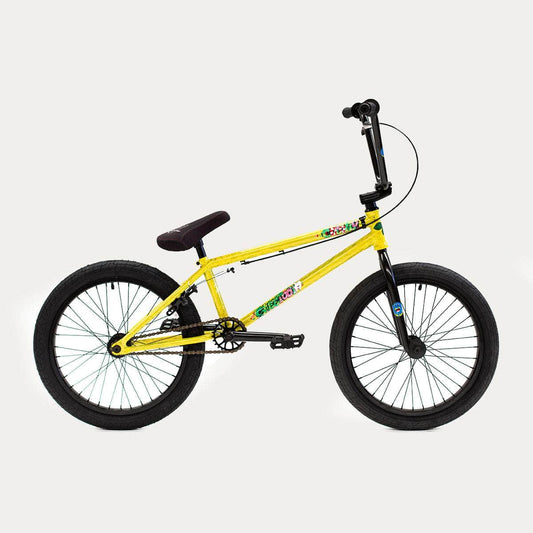 Colony BMX Bikes Yellow Storm / 20.7 Colony Sweet Tooth Pro 20.7" TT Cassette Bike Yellow Storm