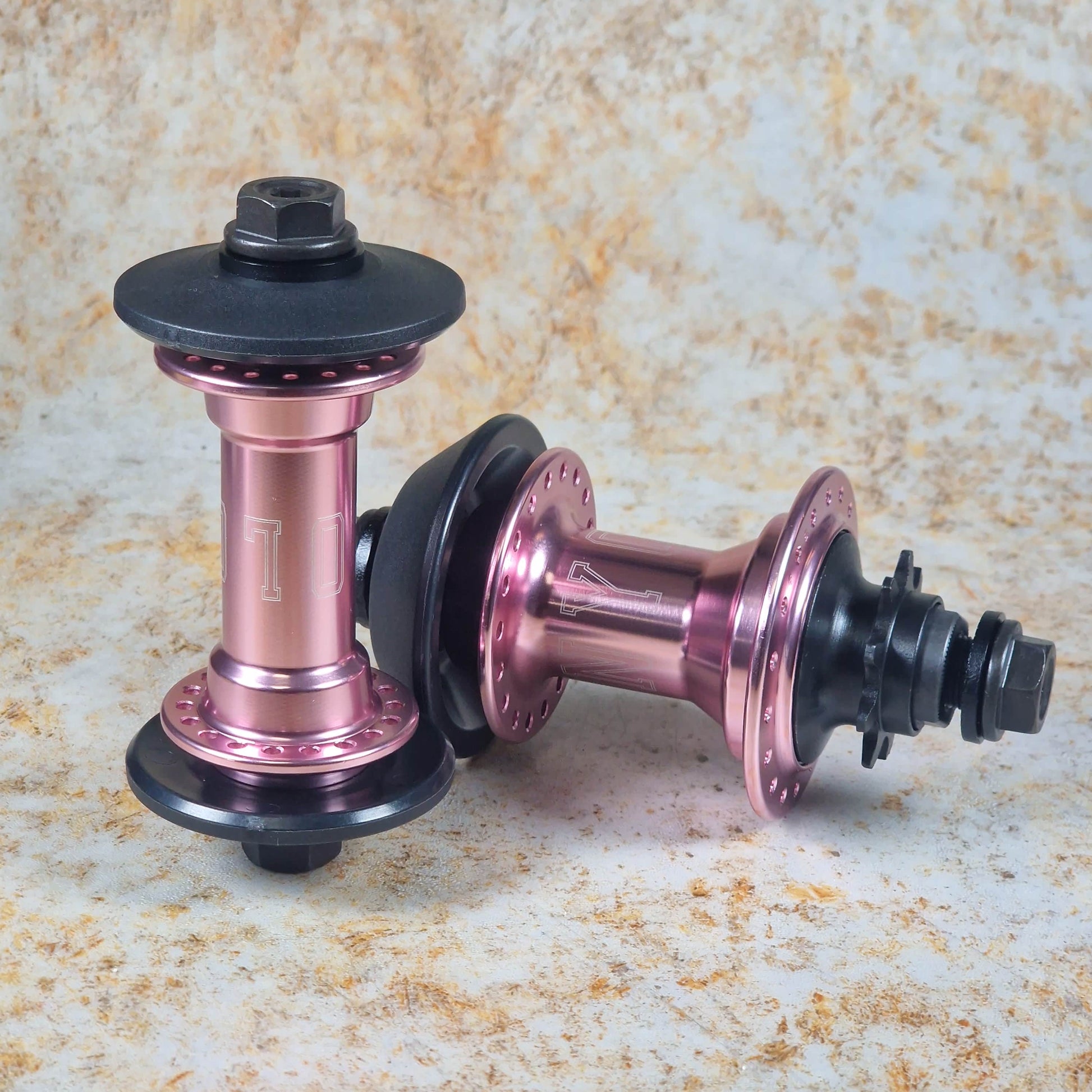 Colony BMX Parts Colony Wasp Female Rear Cassette Hubset Rose Gold PAIR
