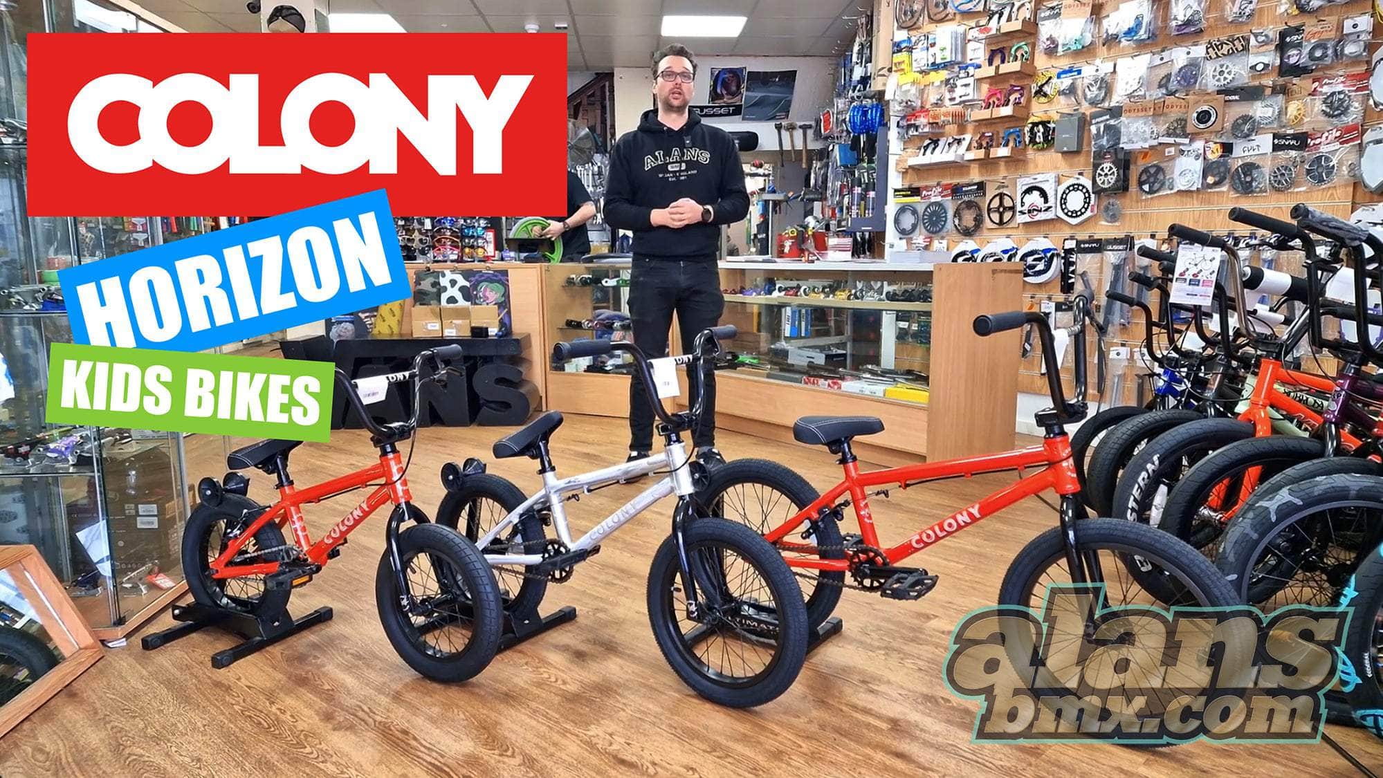 Colony Horizon 16 Inch BMX Bike Gloss Clear Black | Alans BMX