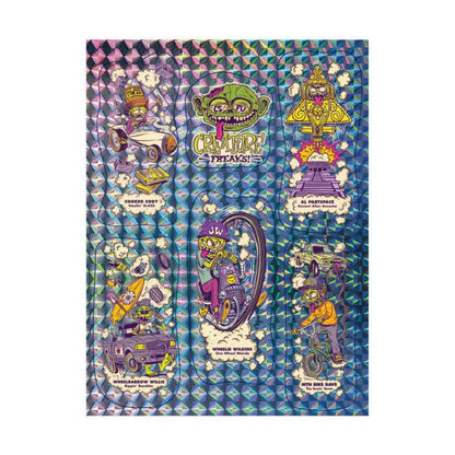 Creature Skateboards Prismatic Creature Freaks Prismatic Sticker Sheet