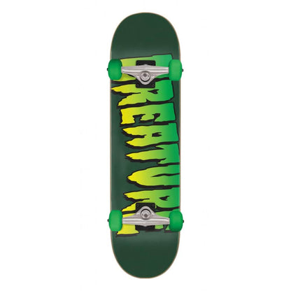 Creature Skateboards 8.00 Creature Logo Full Green 8.00" Complete Skateboard