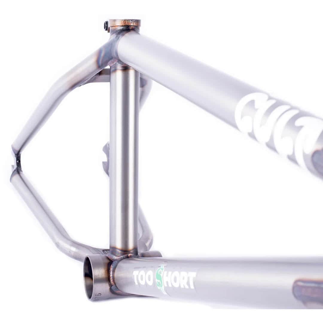 Cult BMX Parts 20 / Clear Coat Raw Cult 2 Short IC2 Frame Clear Coat Raw