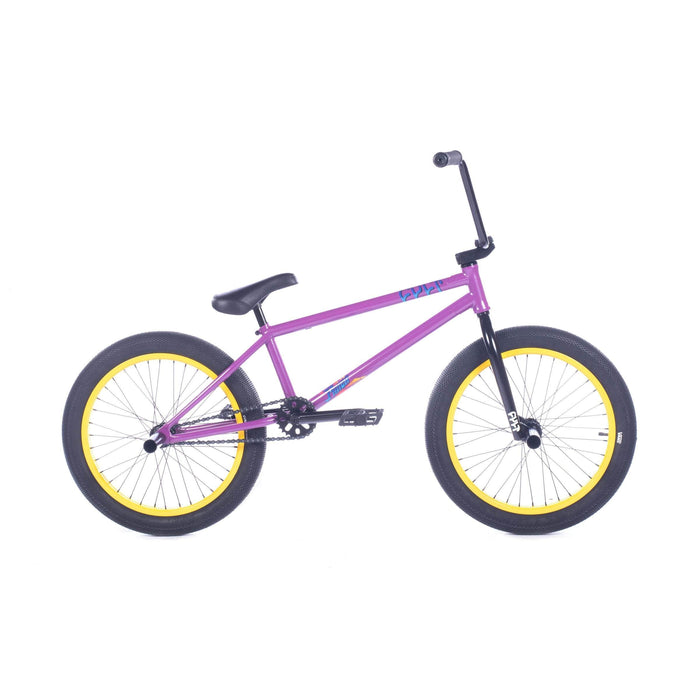 Cult BMX Bikes Purple / 21 Cult 2024 Devotion Panza 21" TT Bike Purple with Yellow Rims