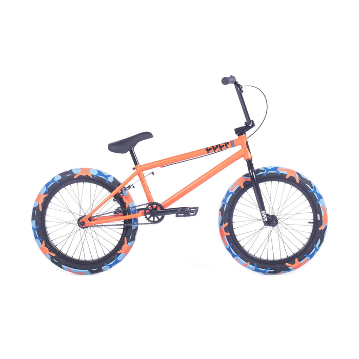 Cult BMX Bikes Orange / 20.5 Cult 2024 Gateway 20.5" TT Bike Orange with Blue/Orange Camo Tyres