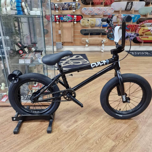 Cult BMX Bikes Black Cult 2024 Juvenile 16 Inch Bike Black