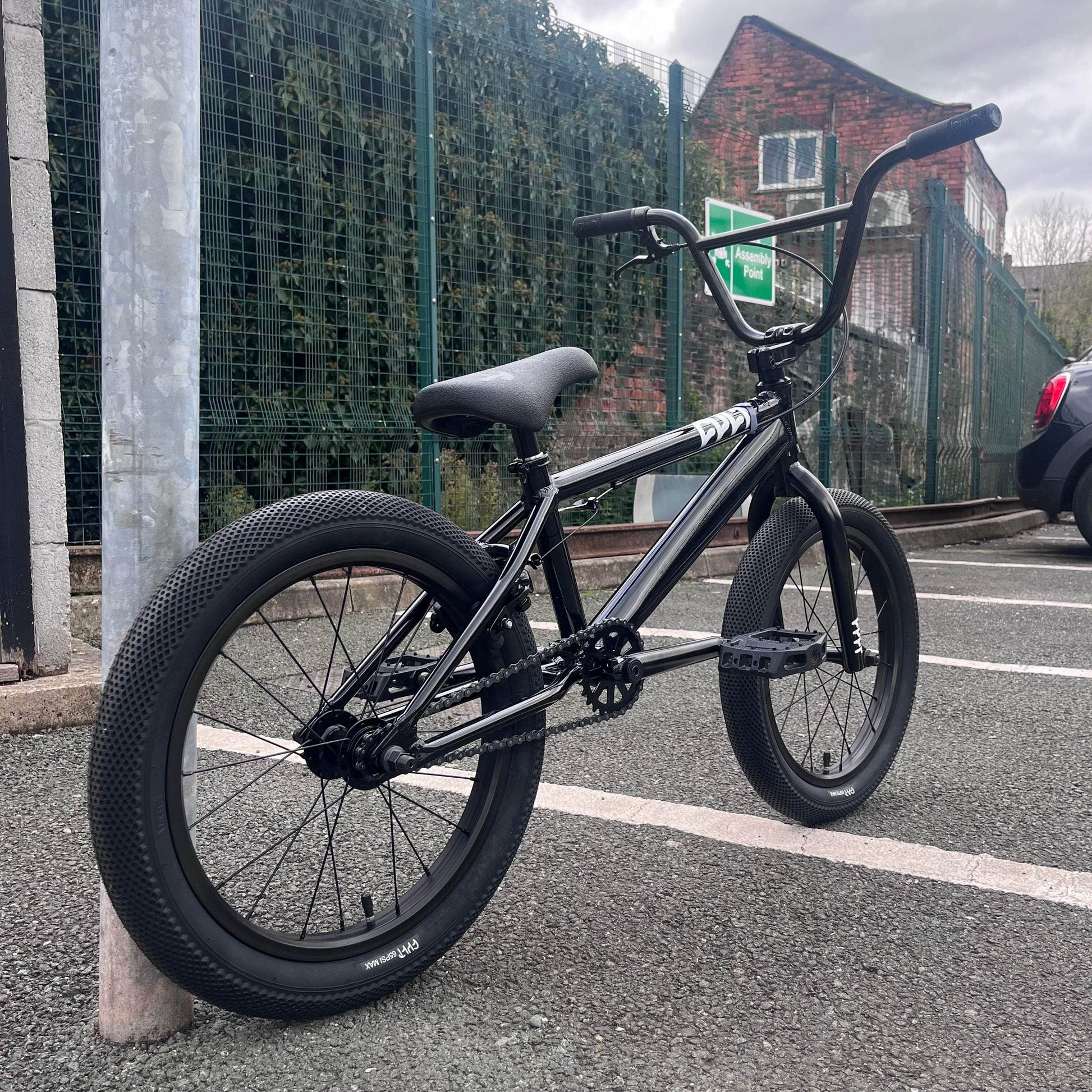 Cult BMX Bikes Black Cult 2024 Juvenile 18 Inch Bike Black with Black Tyres