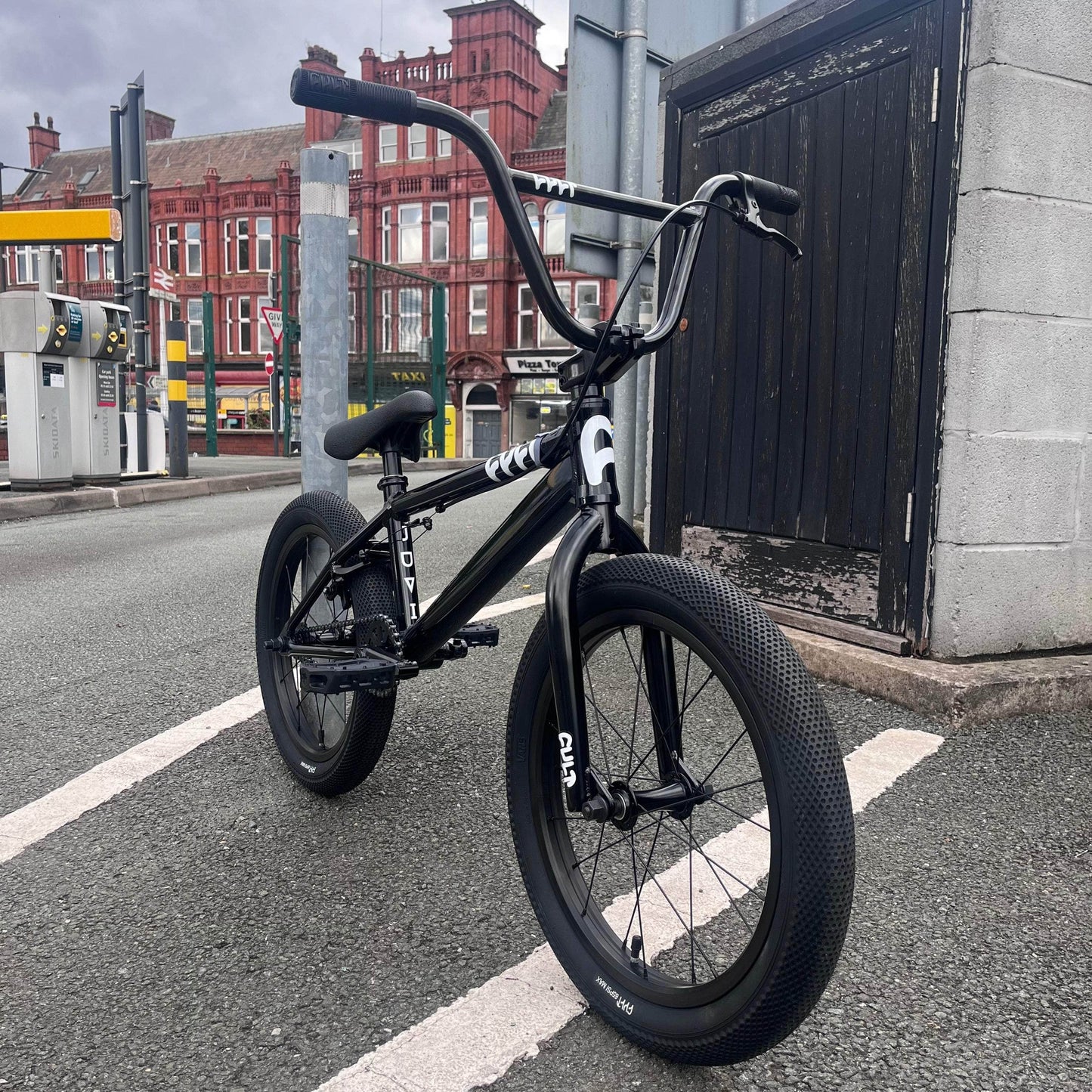 Cult BMX Bikes Black Cult 2024 Juvenile 18 Inch Bike Black with Black Tyres