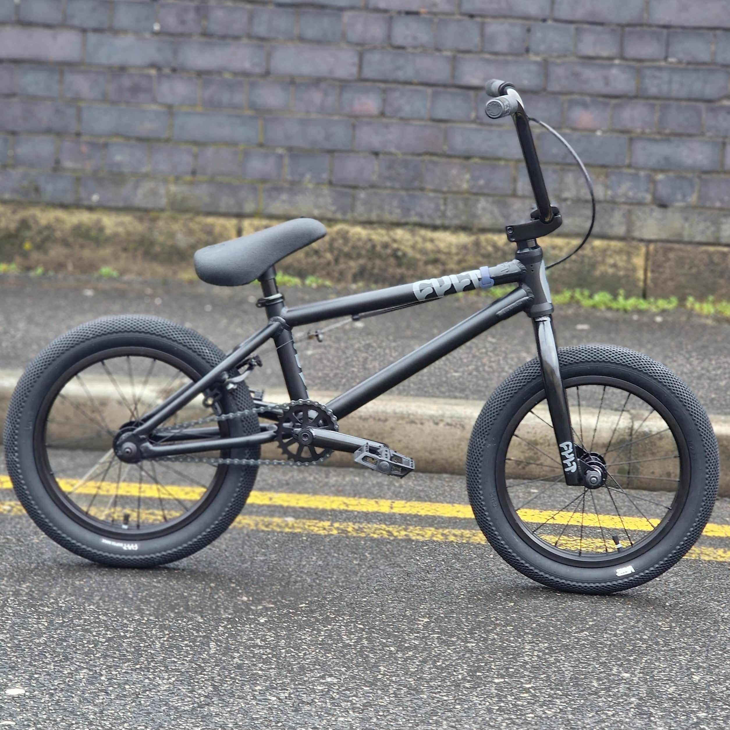 Cult 2025 Juvenile 16 Inch BMX Bike Black | Alans BMX