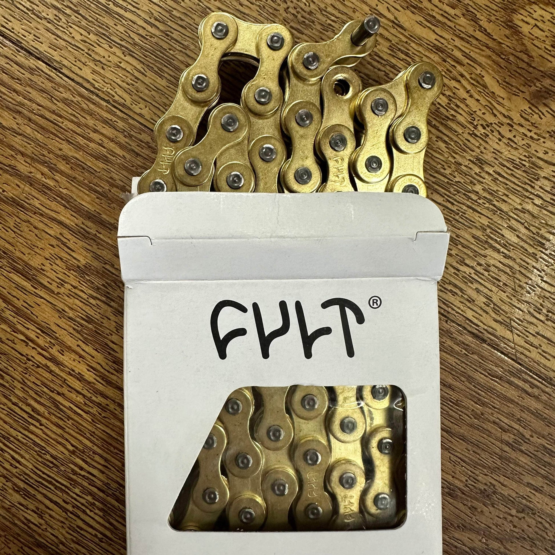 Cult BMX Parts Cult 510 Chain with Half Link Gold