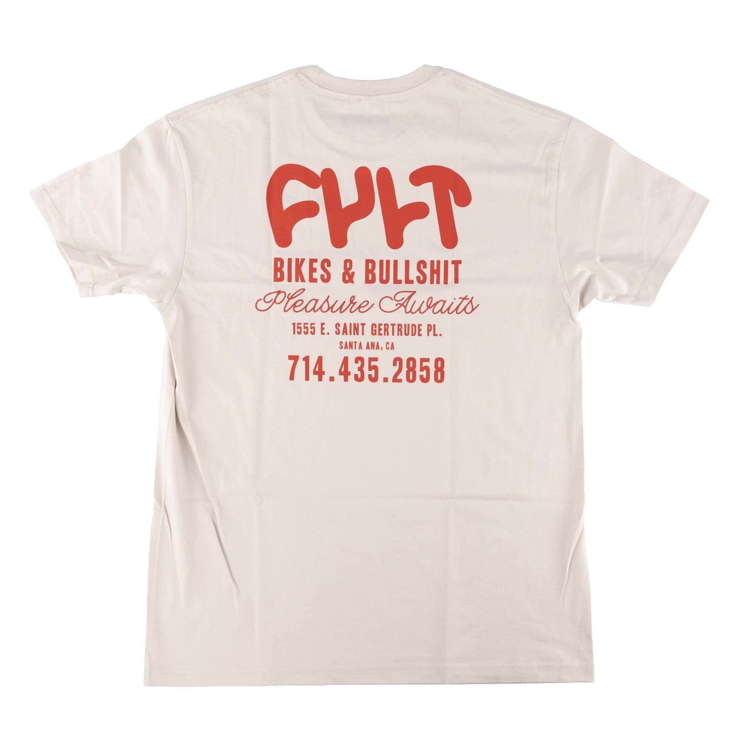 Cult Clothing & Shoes Cult BMX Bullsh*t T-shirt Off White