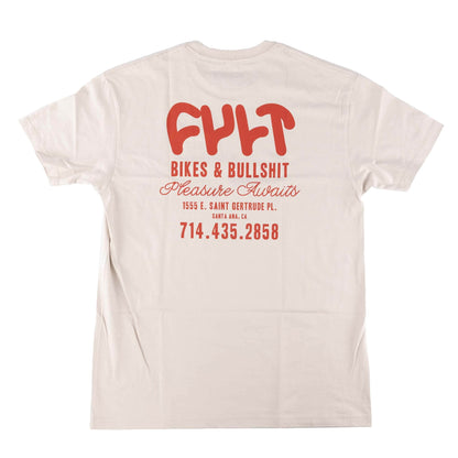 Cult Clothing & Shoes Cult BMX Bullsh*t T-shirt Off White