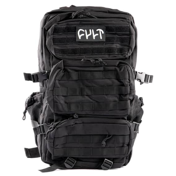 Cult Clothing & Shoes Black Cult BMX Tactical Backpack Black