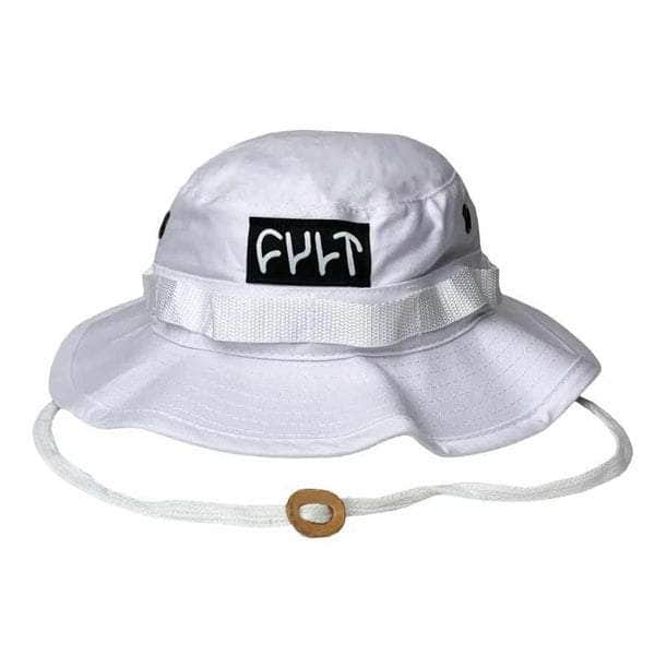 Cult Clothing & Shoes White Cult Boonie Hat