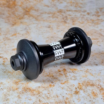 Cult BMX Parts Black Cult Crew Front Hub with Hubguards Black