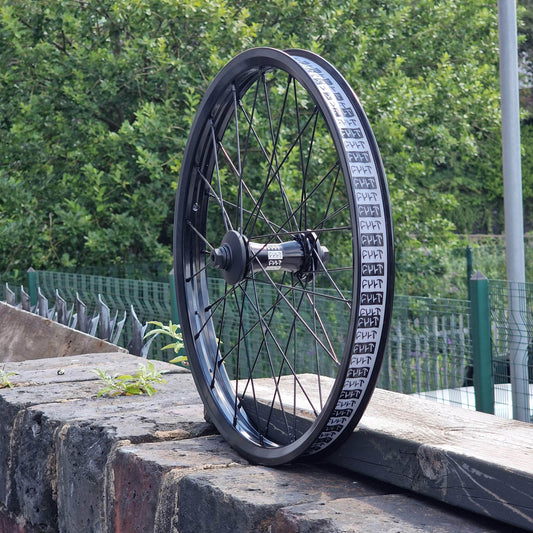 Cult BMX Parts Cult Crew Match Front Wheel Black with Hubguards