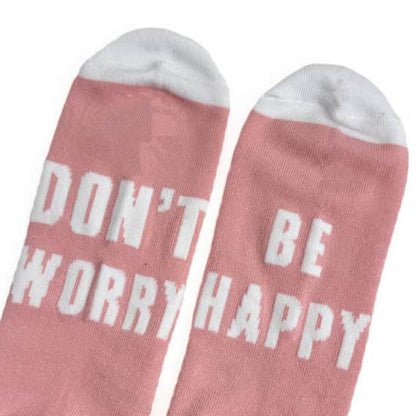 Cult Clothing & Shoes Cult Don't Worry Socks Pink