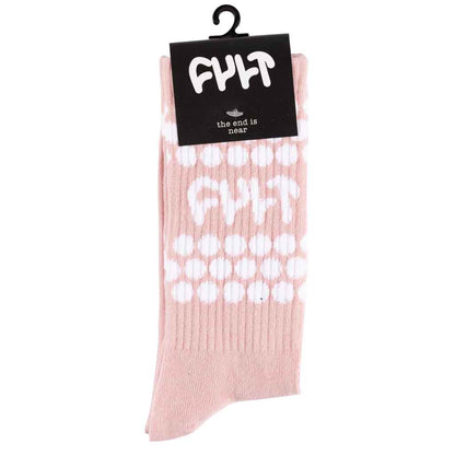 Cult Clothing & Shoes Cult Don't Worry Socks Pink