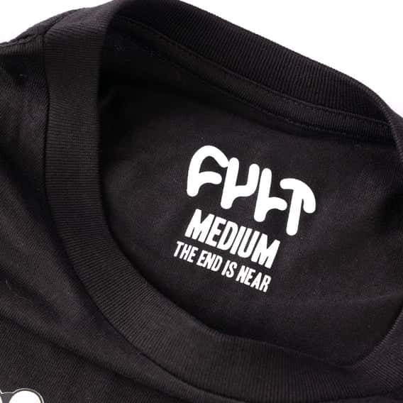 Cult Clothing & Shoes Cult Drop Shadow T-shirt Black