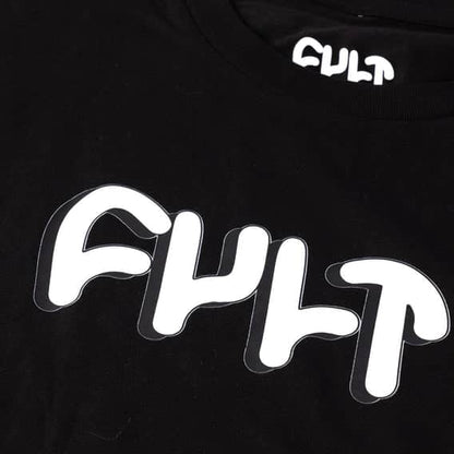 Cult Clothing & Shoes Cult Drop Shadow T-shirt Black