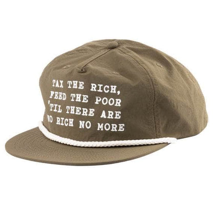 Cult Clothing & Shoes Green Cult Feed The Poor Cap Green
