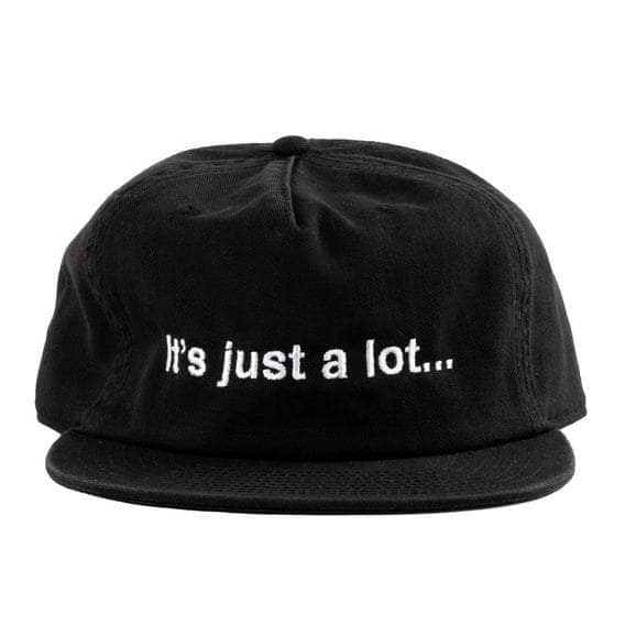 Cult Clothing & Shoes Black Cult Just A Lot Cap Black