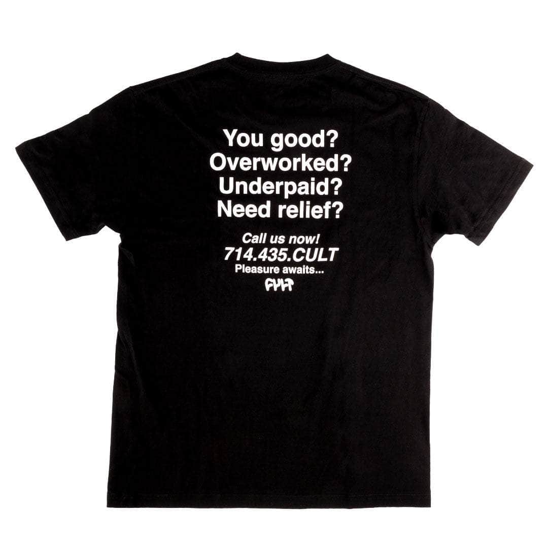Cult Clothing & Shoes Cult Just A Lot T-shirt Black