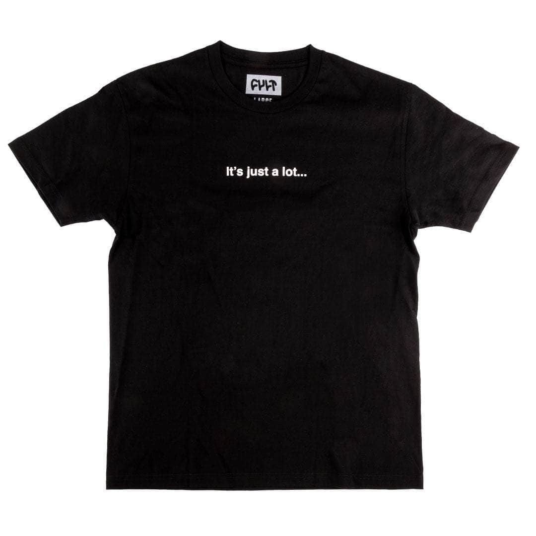 Cult Clothing & Shoes Cult Just A Lot T-shirt Black