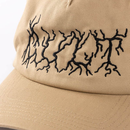 Cult Clothing & Shoes Beige Cult Metal Snapback Cap Beige