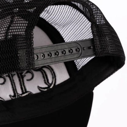 Cult Clothing & Shoes Black Cult Old English Trucker Cap Black