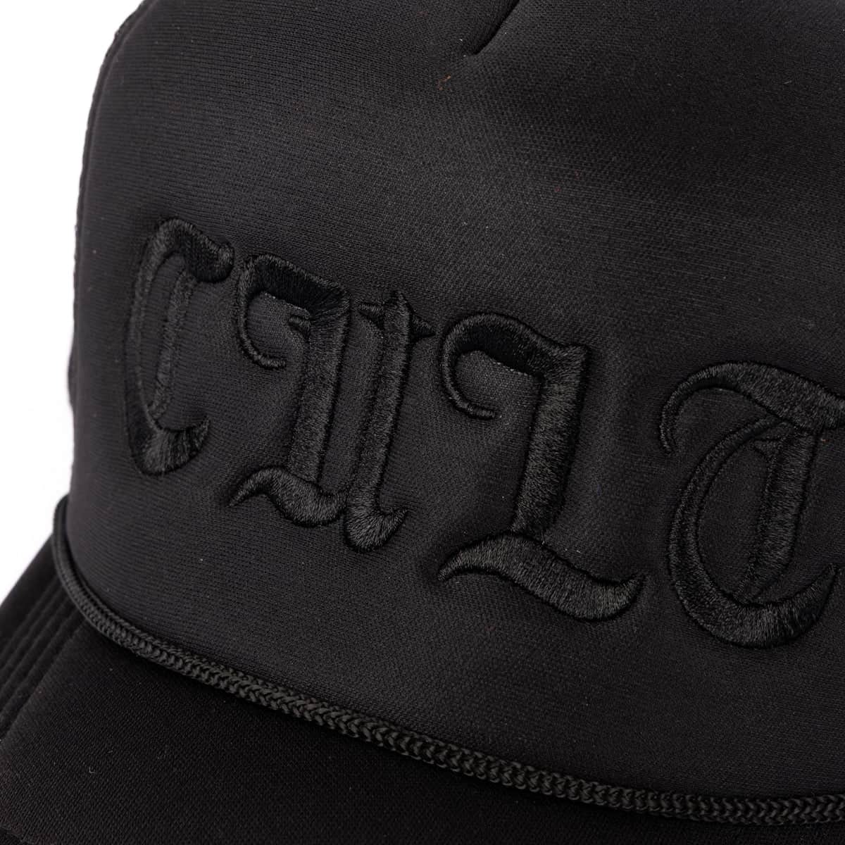 Cult Clothing & Shoes Black Cult Old English Trucker Cap Black