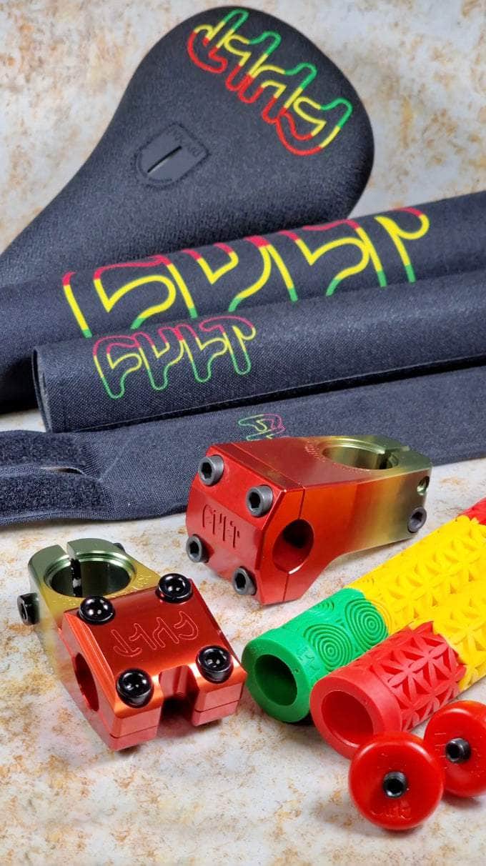 Cult Padded Pivotal BMX Seat Rasta | Alans BMX