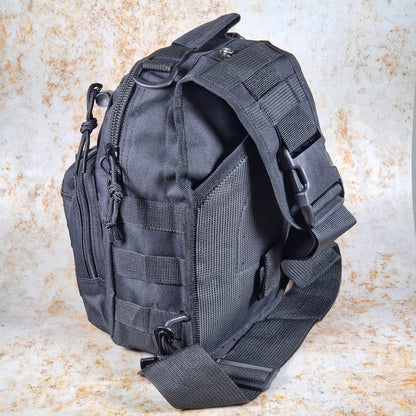 Cult Clothing & Shoes Black Cult Tactical Pack Shoulder Sling Bag Black