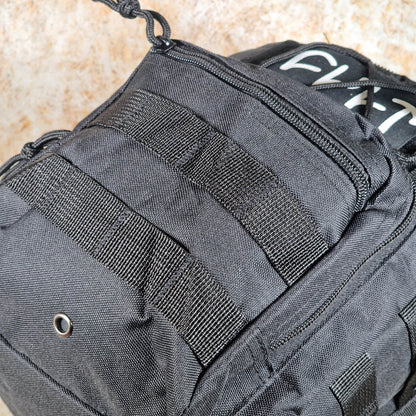 Cult Clothing & Shoes Black Cult Tactical Pack Shoulder Sling Bag Black