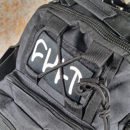 Cult Clothing & Shoes Black Cult Tactical Pack Shoulder Sling Bag Black