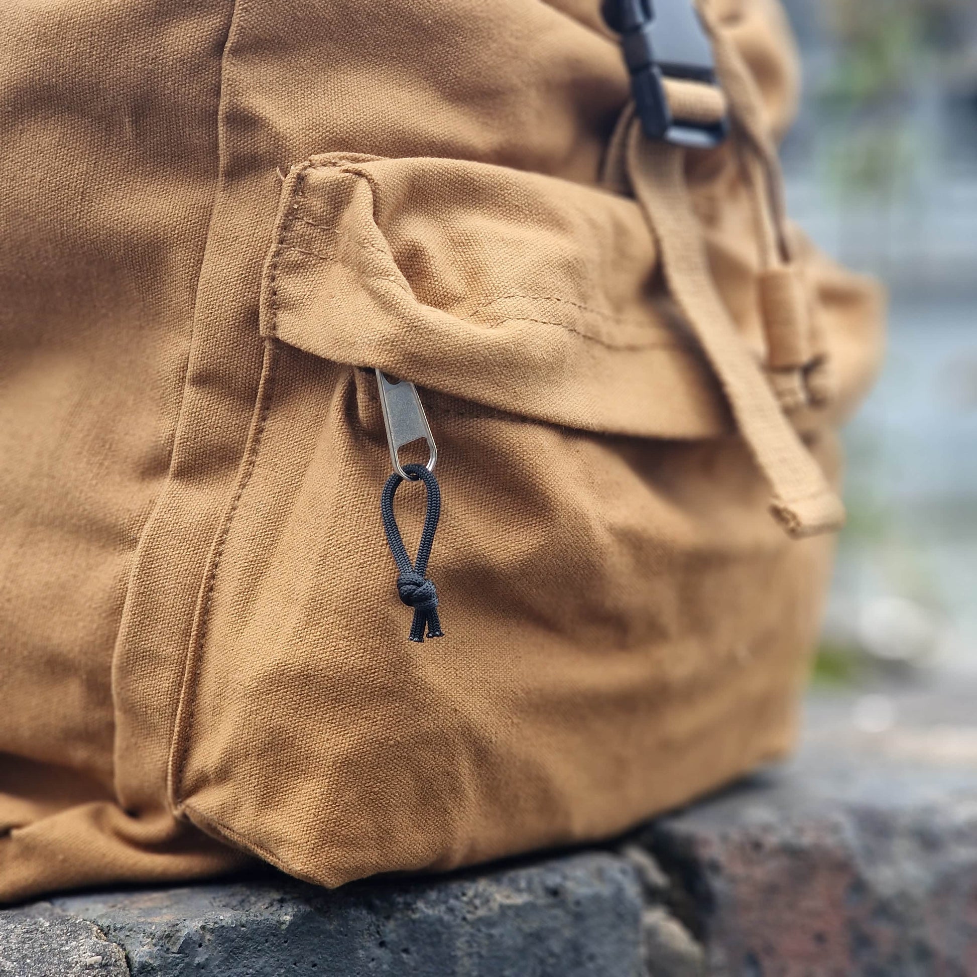 Cult Clothing & Shoes Brown Cult Thick Logo Stash Backpack Brown