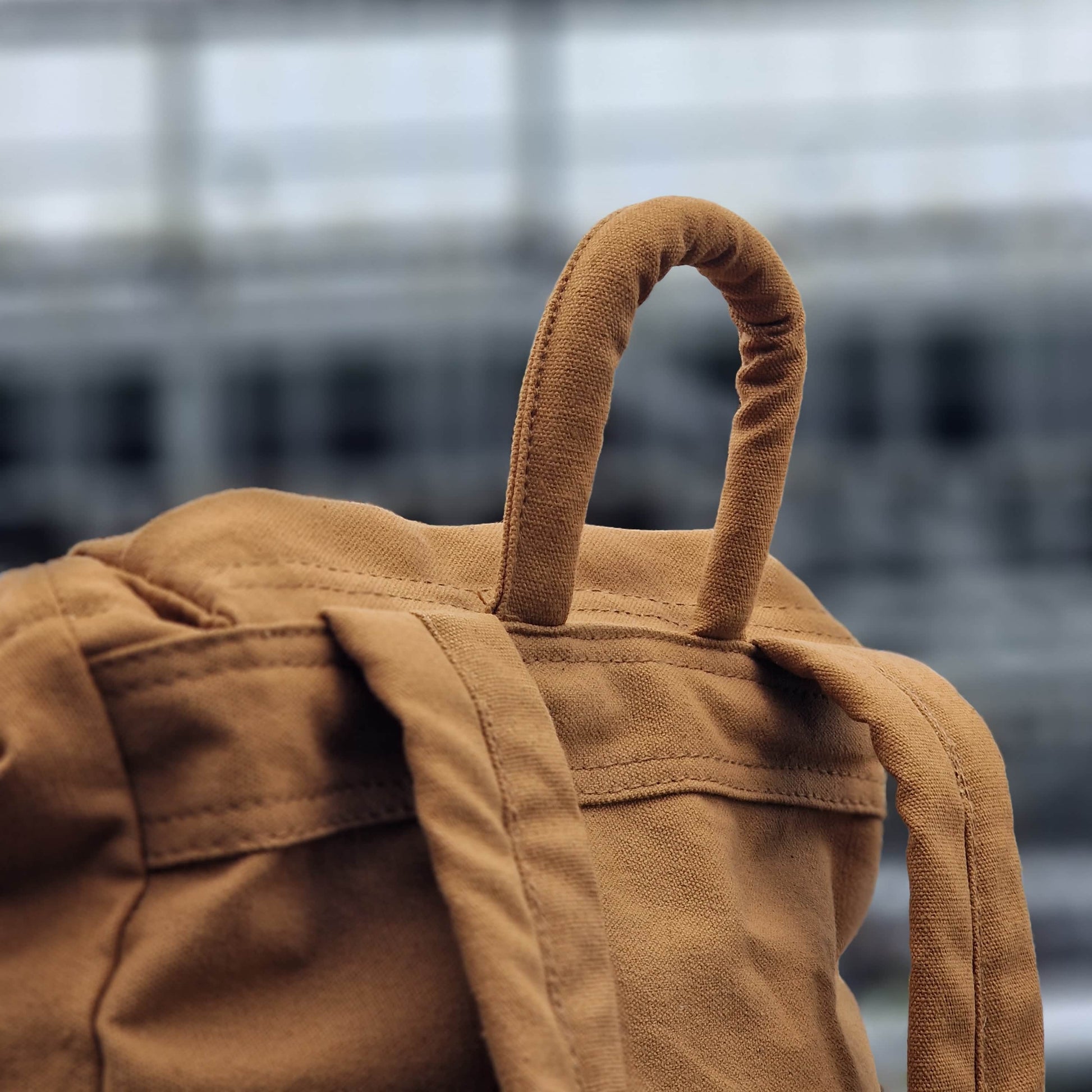 Cult Clothing & Shoes Brown Cult Thick Logo Stash Backpack Brown