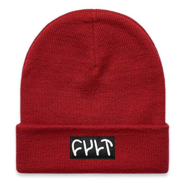 Cult Clothing & Shoes Cardinal Cult Witness Tight Knit Beanie