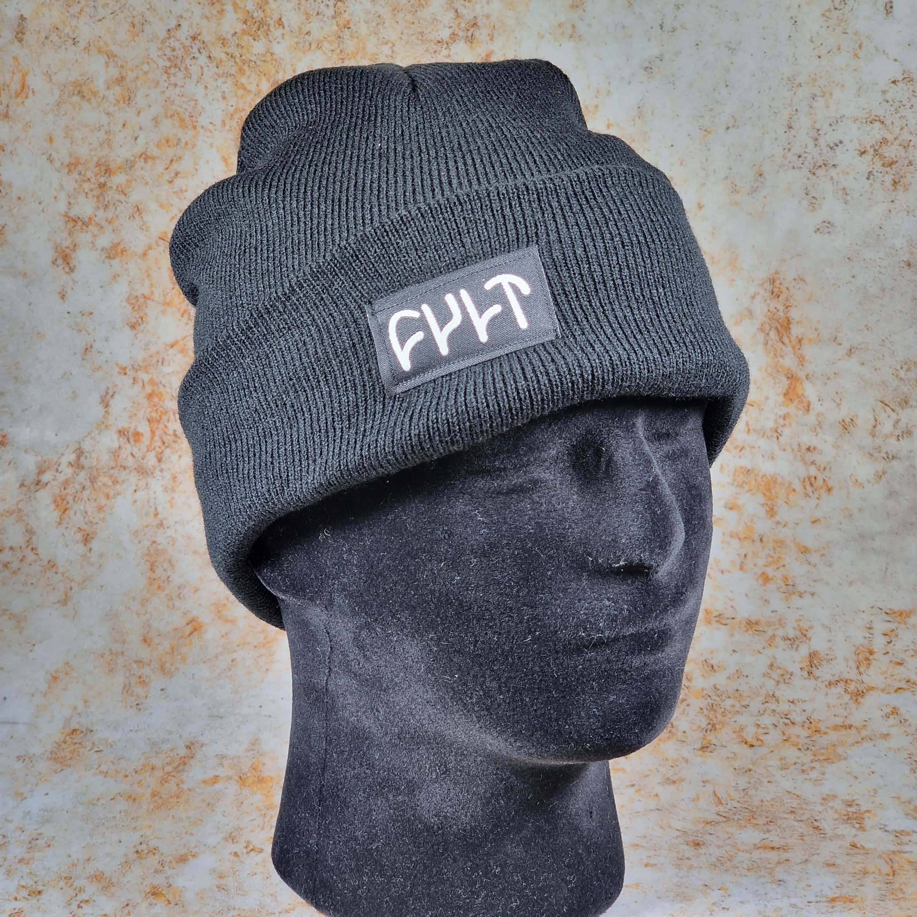 VANDAL FAITHLESS knit cap NO Fear™ - Black Knit Beanie Cap Hat W