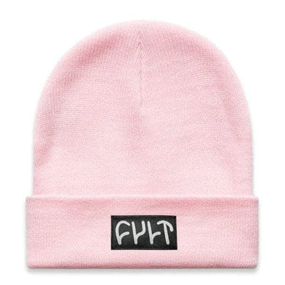 Cult Clothing & Shoes Pink Cult Witness Tight Knit Beanie