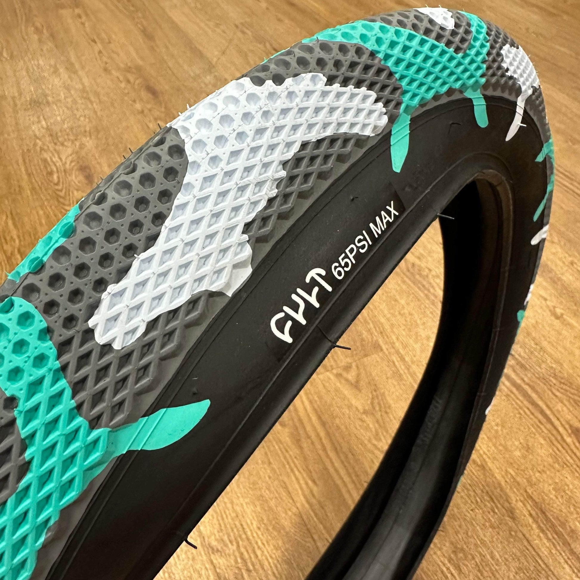 Cult BMX Parts Teal Camo / 12 x 2.125 Cult x Vans 12 inch Tyre Teal Camo