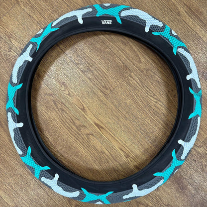 Cult BMX Parts Teal Camo / 12 x 2.125 Cult x Vans 12 inch Tyre Teal Camo