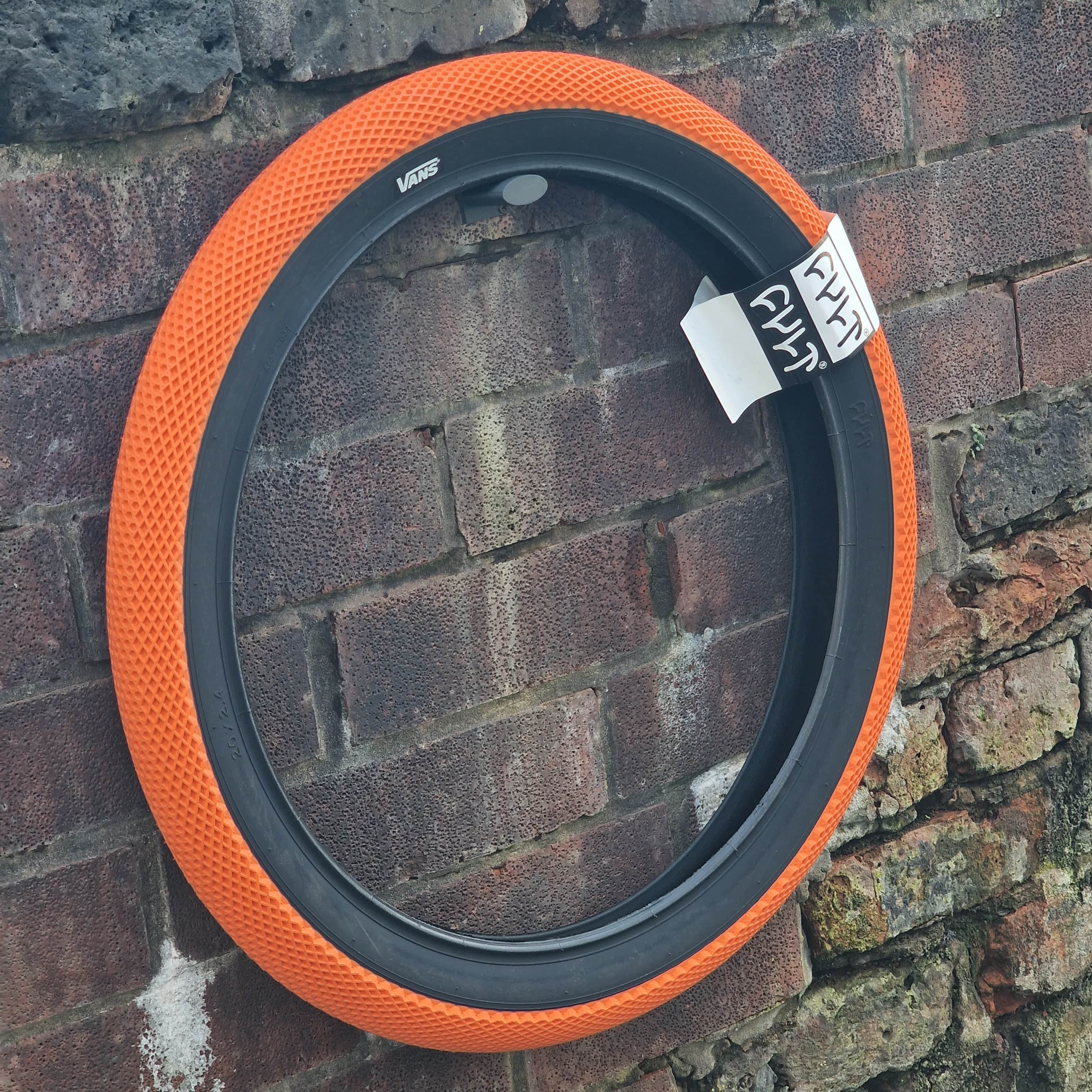 Cult x Vans 20 inch Tyre Orange | Alans BMX