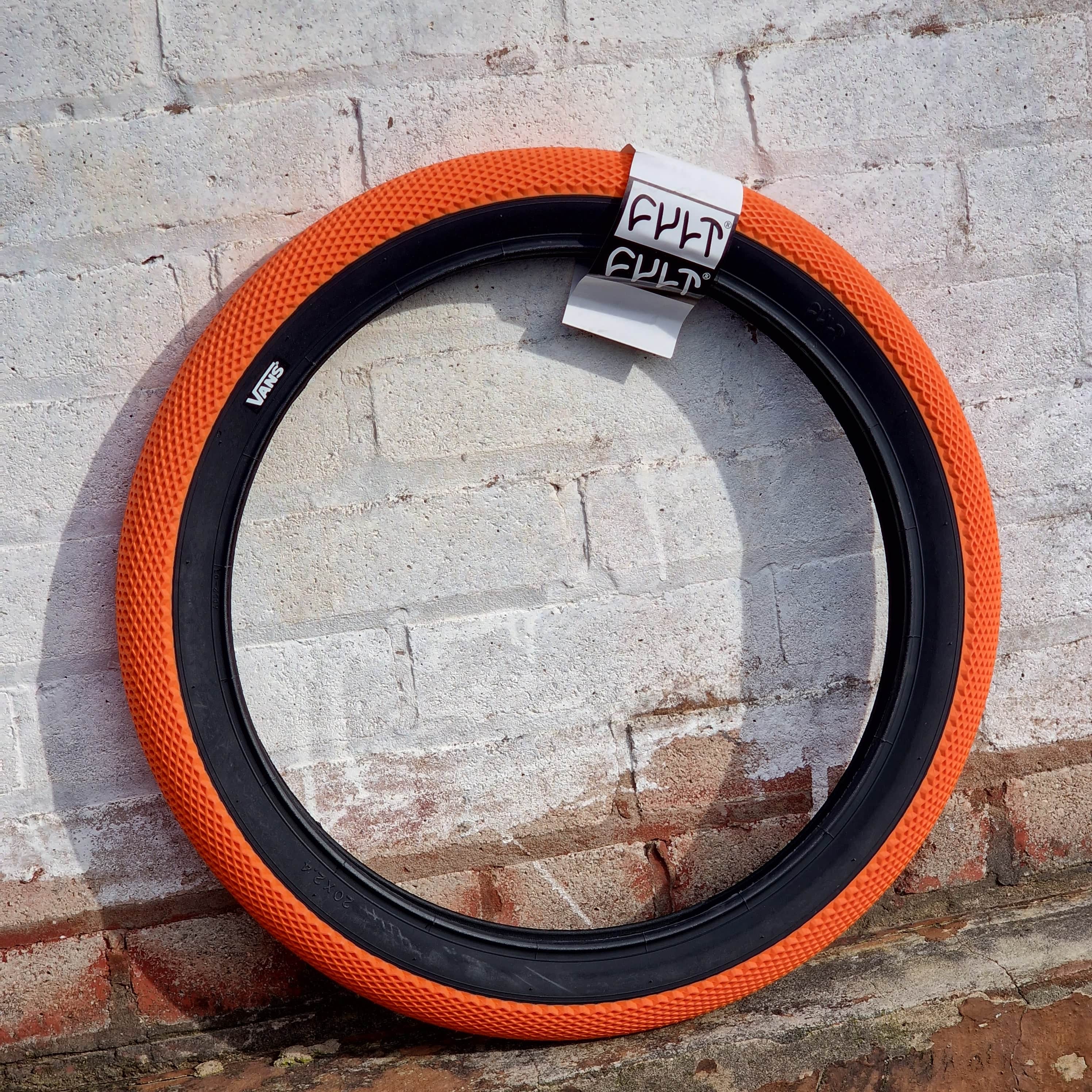 Cult x Vans 20 inch Tyre Orange | Alans BMX