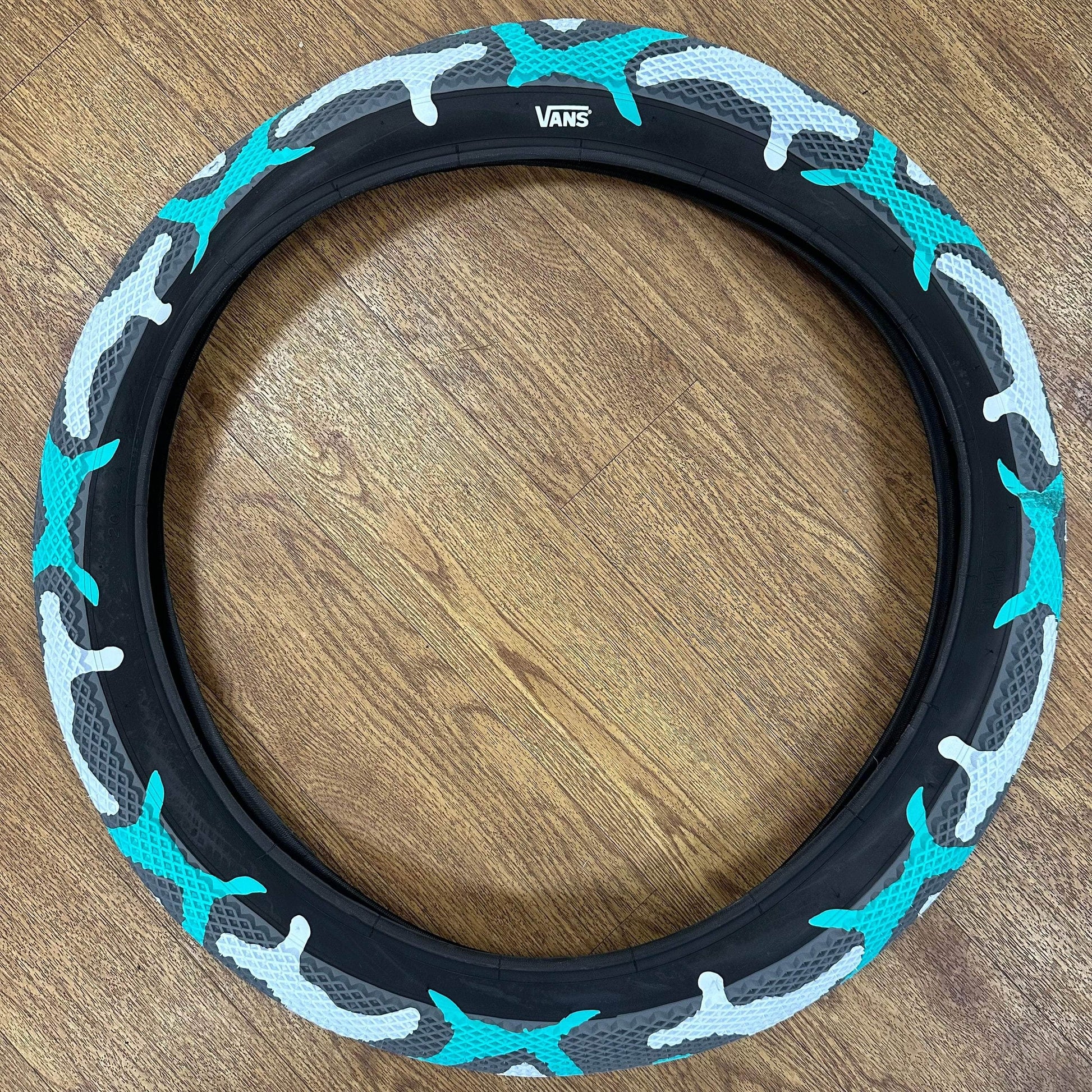 Cult BMX Parts 20 x 2.40 / Teal Camo Cult x Vans 20 inch Tyre Teal Camo