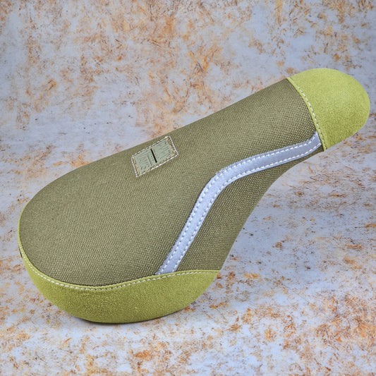 Cult BMX Parts Olive Green / Pivotal / Mid Cult x Vans Old School Pro Mid Pivotal Seat Green Vans Stripe with Gum Base